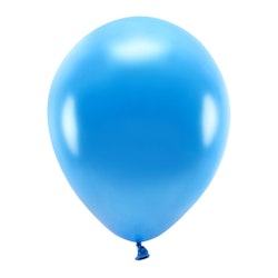 Ballong EKO, metallic blå, 100-pack