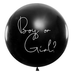 Gender Reveal ballong, stor, flicka
