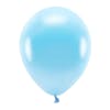 Ballong EKO, metallic ljusblå, 10-pack
