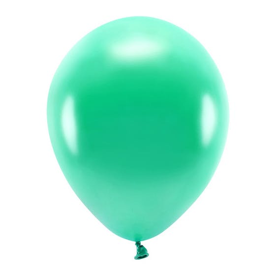 Blågrön ekologisk ballong