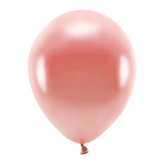 Rosé guldballong som är ekologisk