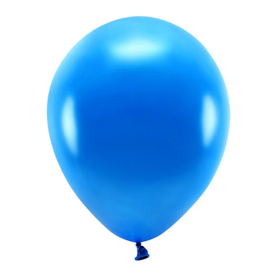 marinblå ballong i ekologisk gummi