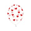 Ballonger med röda hjärtan
