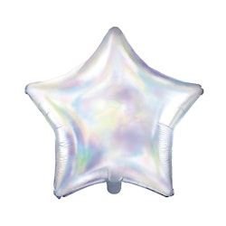 Folieballong, stjärna, iridescent