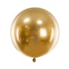 Ballong, stor, glossy guld