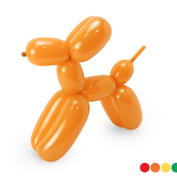 Figurballong, färgmix, 30-pack med pump