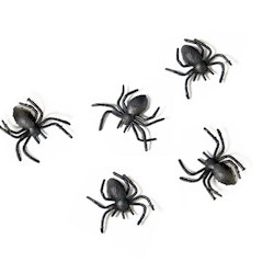 Spindlar, svarta, 10-pack