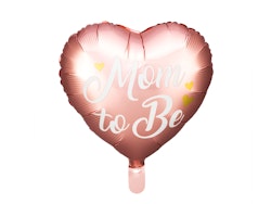 Folieballong, hjärta, Mom to Be, Rosa