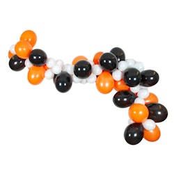 Ballongbåge paket, orange/svart