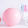 Ballong, jumbo, pastell rosa