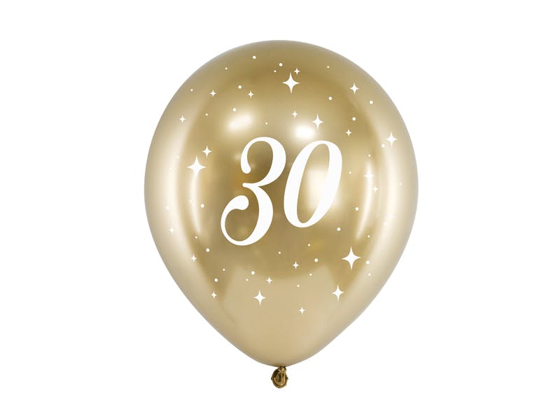 Ballong 30 år fest guld