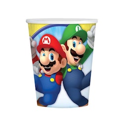 Pappmugg, Super Mario, 8-pack