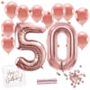 50 års fest roséguld