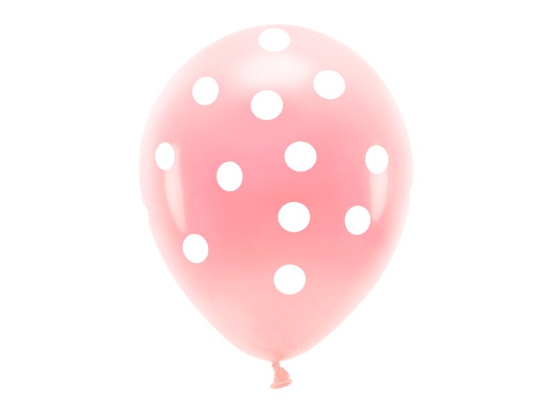 EKO ballonger rosa prickar