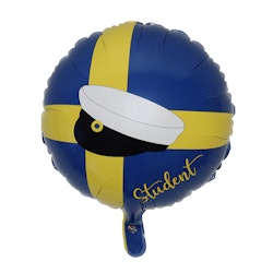 Folieballong, rund, Sverige, Studenten