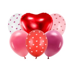 Ballong, Kärleksmix, 6-pack