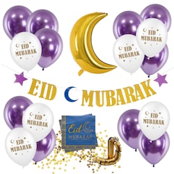 Eid Mubarak Dekoration, Paket Lila