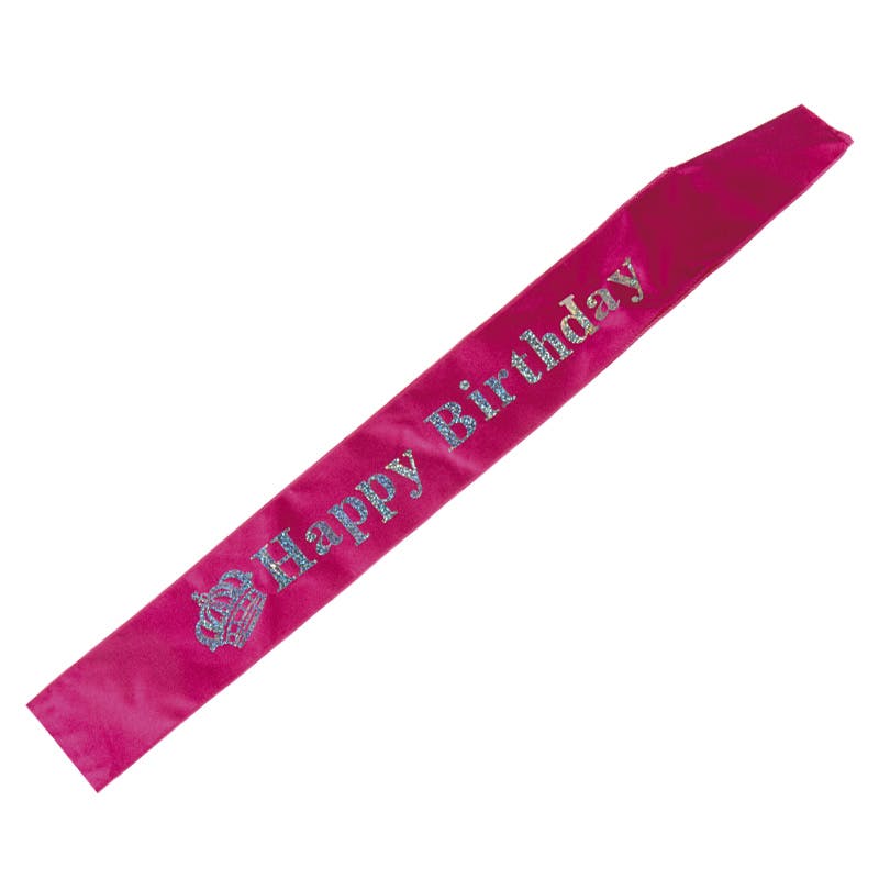 Kroppsband happy birthday rosa