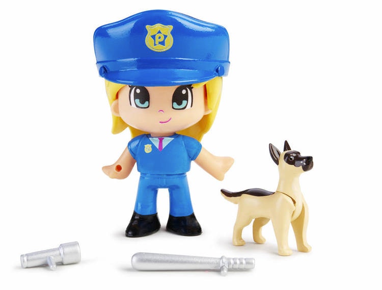 Pinypon Action Poliskvinna med hund