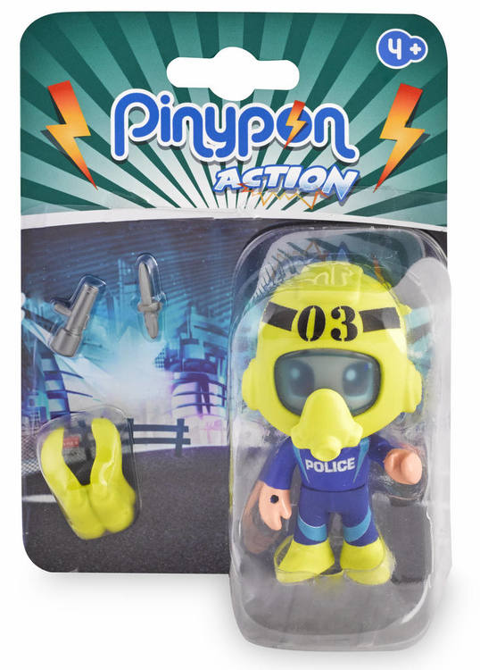 Pinypon Action Räddningsfigur Polisdykare