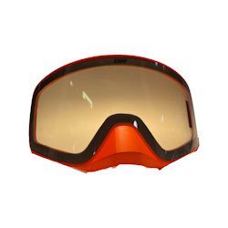 LYNX erstatningslinse for Radien 2.0 Briller - Klar linse med oransje innfatning med nese