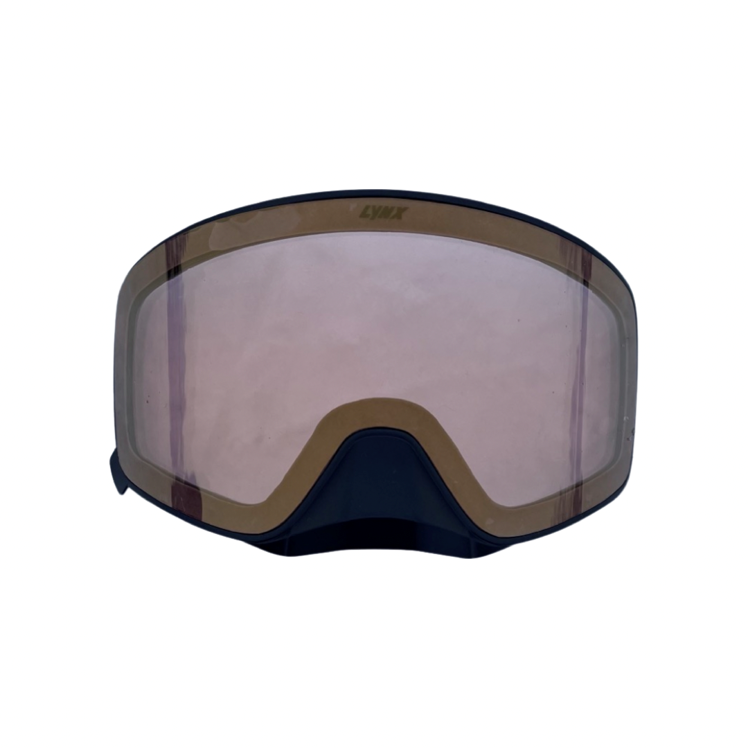 LYNX erstatningslinser for Radien 2.0 briller - Klart glass med svart innfatning med nese