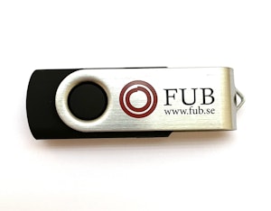 USB-minne med FUB-tryck