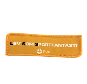 LSS - Lev Som Sportfantast tygmärke