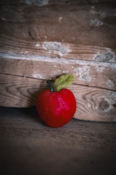 Tovat äpple litet