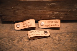Etikett med skruvnit 5st, avlång
