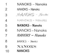 Varvräknare med ingraverad text
