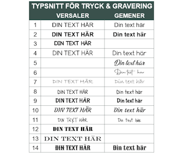 Etikett att sy fast 5st, avlång