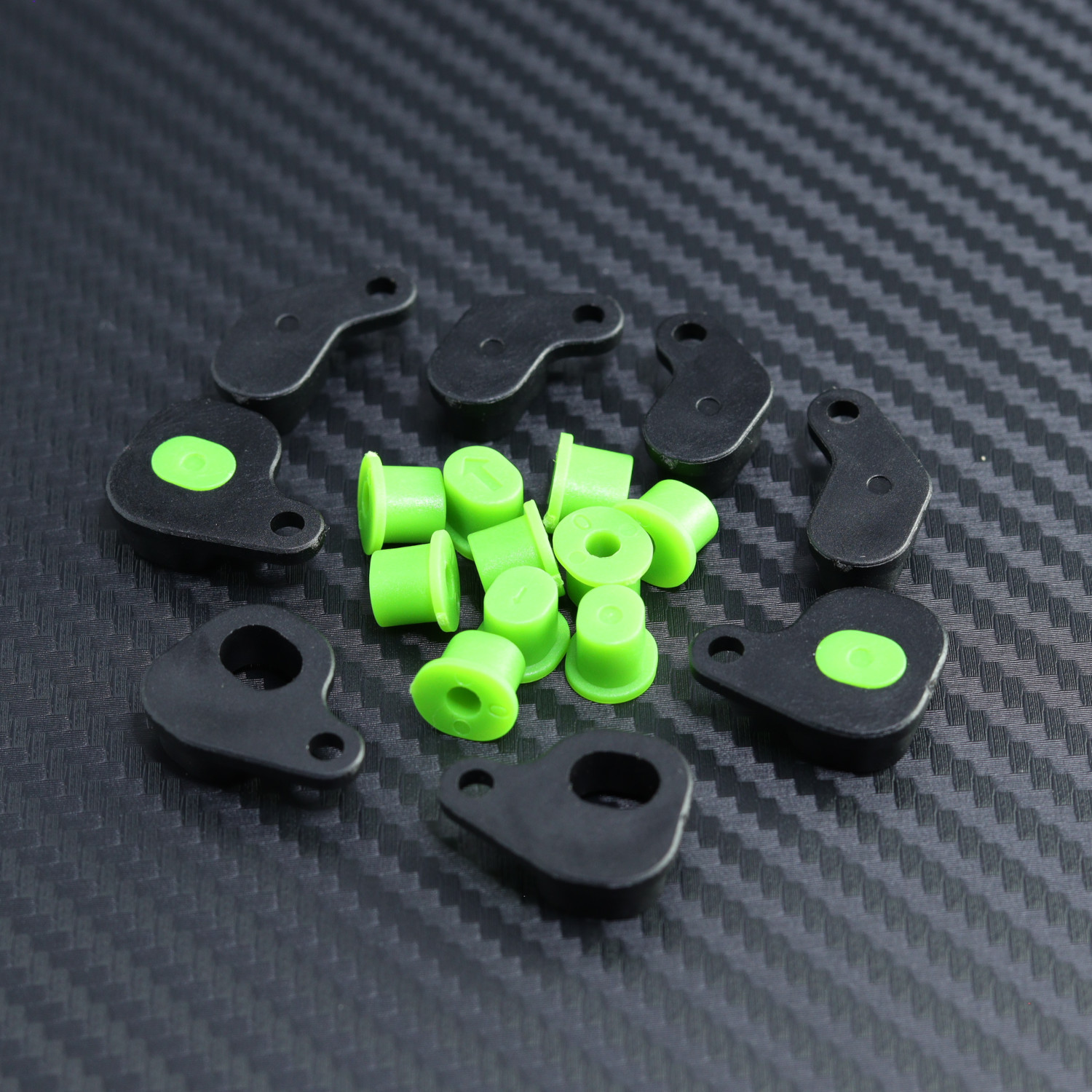 [MYB0031-02GRE] Upper Arms Inserts Front and Rear (Green). Full Set for Mayako MX8 (-22)