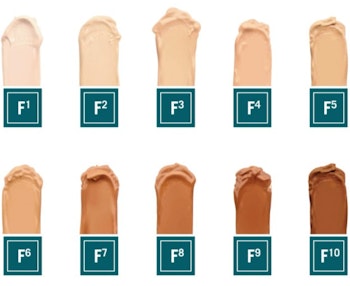 Foundation Colour No. 1-10