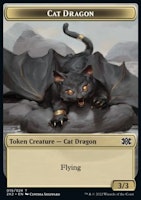 Cat Dragon Token (3/3) / Spirit Token (1/1)