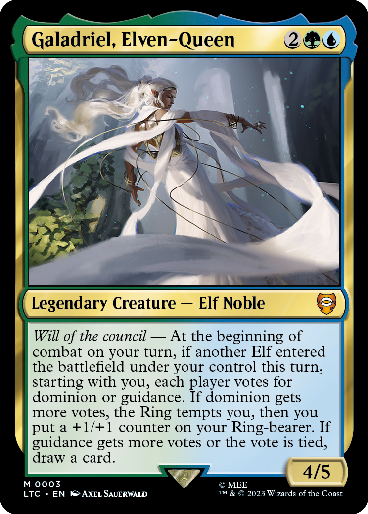 LOTR: Tales of Middle-Earth Commander Deck, Elven Council