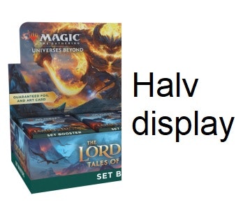 LOTR: Tales of Middle-Earth SET display OBS, HALV DISPLAY=15 SET boosters