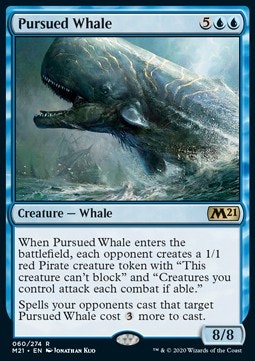 Pursued Whale (begagnat kort EX/NM)