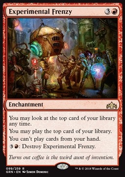 Experimental Frenzy (begagnat kort, EX/NM)