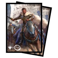 Ultra Pro - The Lord of the Rings: Tales of Middle-earth 100ct Deck Protector Sleeves 1 - Featuring: Aragorn for MtG