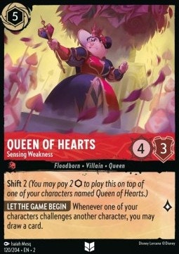 Queen of Hearts - Sensing Weakness