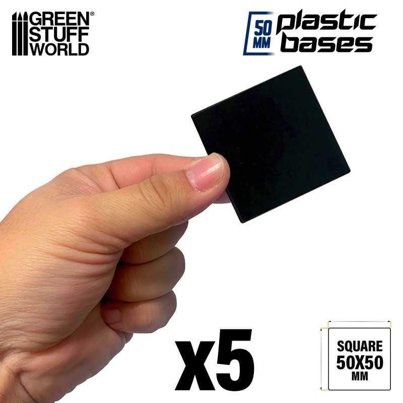 Plastic Square Bases 50mm