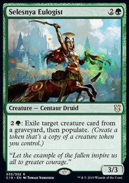 Selesnya Eulogist (begagnat kort, EX/NM)