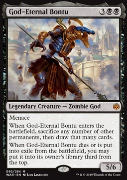 God-Eternal Bontu (begagnat kort, EX/NM)