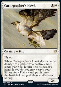 Cartographer's Hawk (begagnat kort EX/NM)