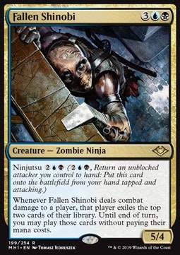 Fallen Shinobi (begagnat kort, EX/NM)