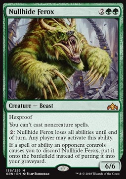 Nullhide Ferox (begagnat kort, EX/NM)