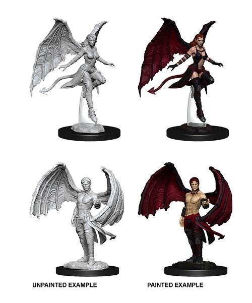 D&D Nolzur's Marvelous Miniatures Unpainted Miniatures Succubus & Incubus