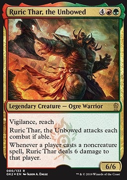 Ruric Thar, the Unbowed FOIL (begagnat kort, EX/NM)