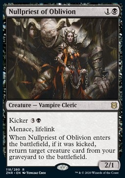 Nullpriest of Oblivion(begagnat kort, EX/NM)